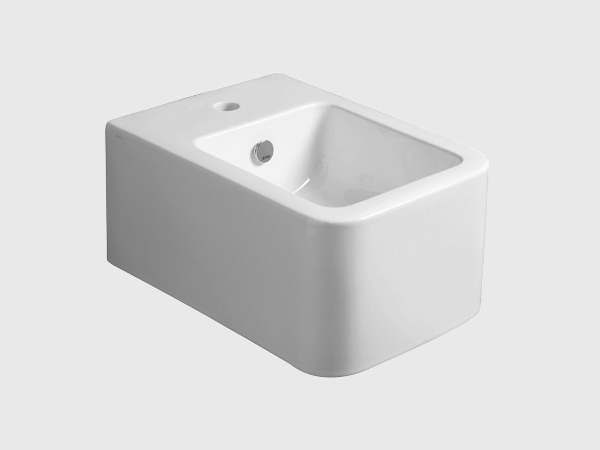FLOW Wall Hung Bidet with Single Faucet Hole